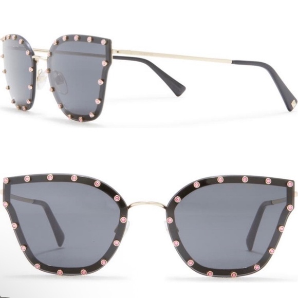 VALENTINO SUNGLASSES WITH STUDDED DETAILS!! Gorgeous!!! Style!! - Picture 3 of 12